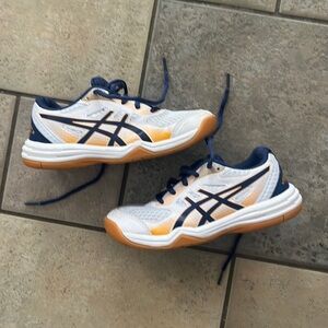 ASICS Upcourt 5 'White Deep Ocean Gum' kids 1